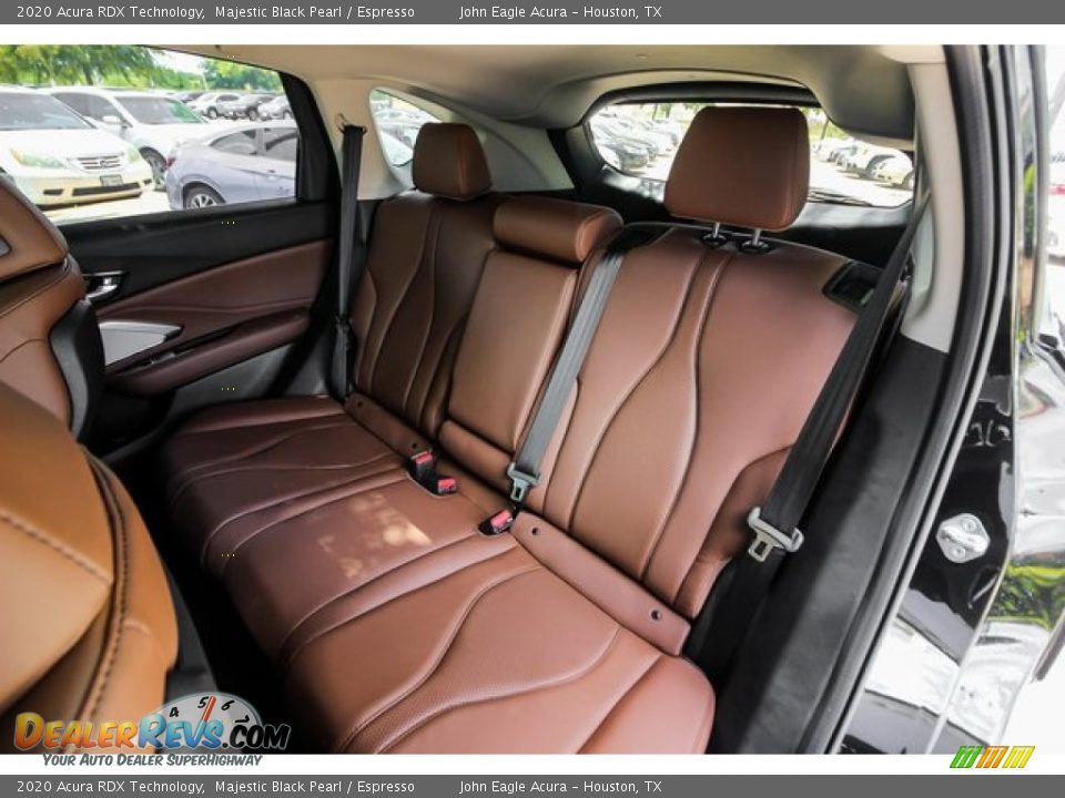 2020 Acura RDX Technology Majestic Black Pearl / Espresso Photo #18