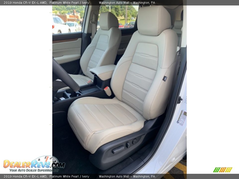 2019 Honda CR-V EX-L AWD Platinum White Pearl / Ivory Photo #14