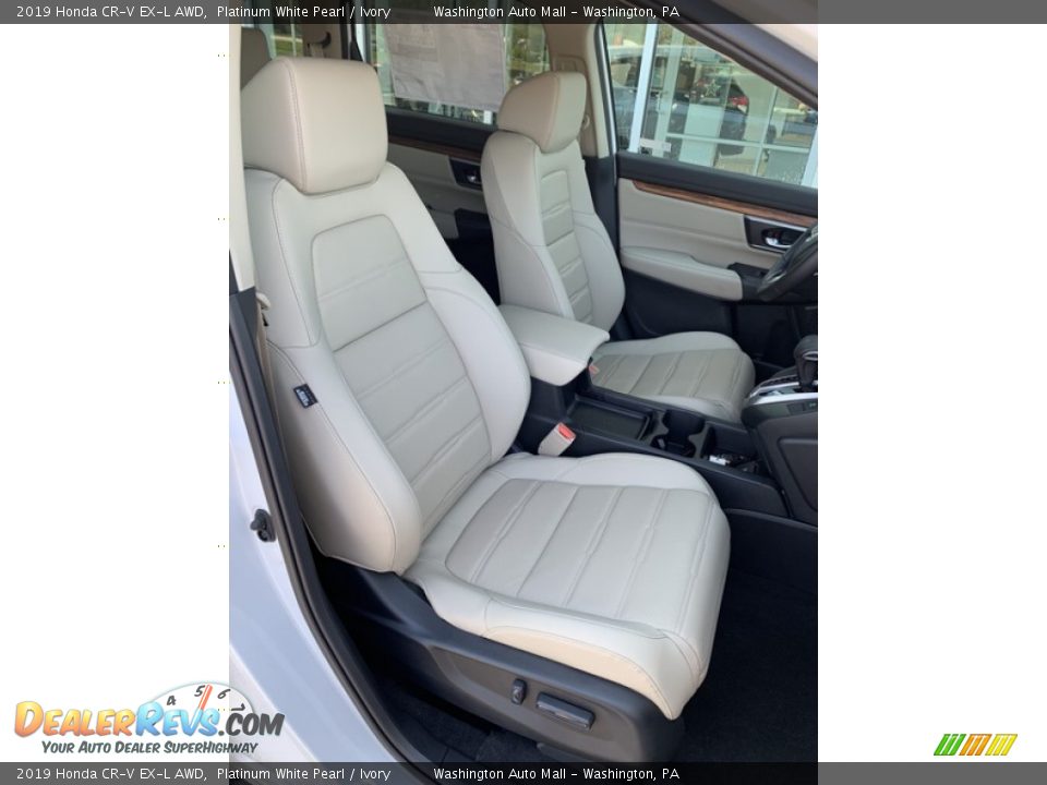 2019 Honda CR-V EX-L AWD Platinum White Pearl / Ivory Photo #28