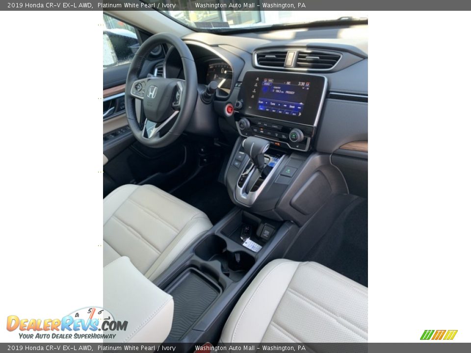 2019 Honda CR-V EX-L AWD Platinum White Pearl / Ivory Photo #29