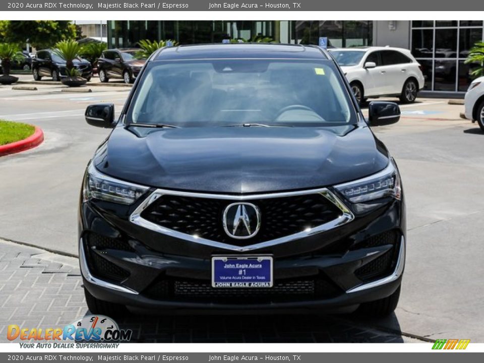 2020 Acura RDX Technology Majestic Black Pearl / Espresso Photo #2