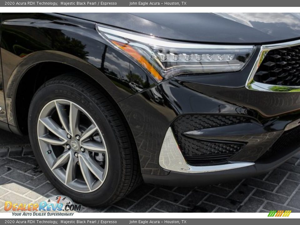 2020 Acura RDX Technology Majestic Black Pearl / Espresso Photo #10