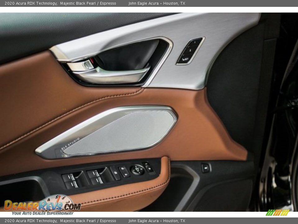 2020 Acura RDX Technology Majestic Black Pearl / Espresso Photo #12