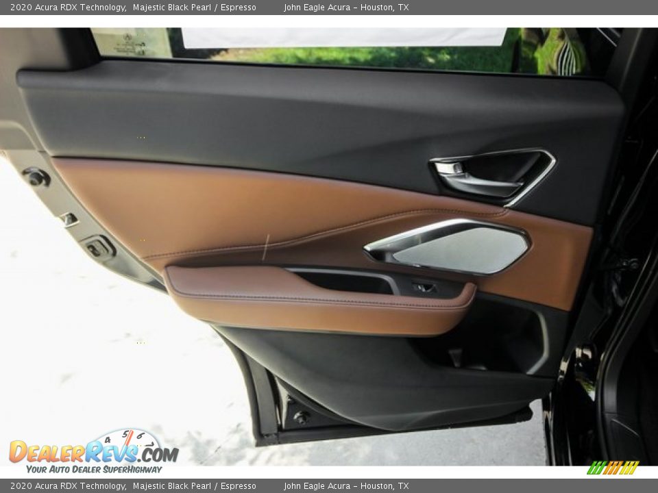 2020 Acura RDX Technology Majestic Black Pearl / Espresso Photo #17