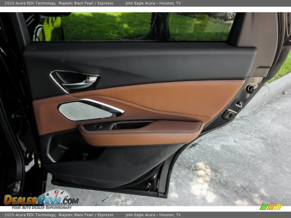 2020 Acura RDX Technology Majestic Black Pearl / Espresso Photo #20
