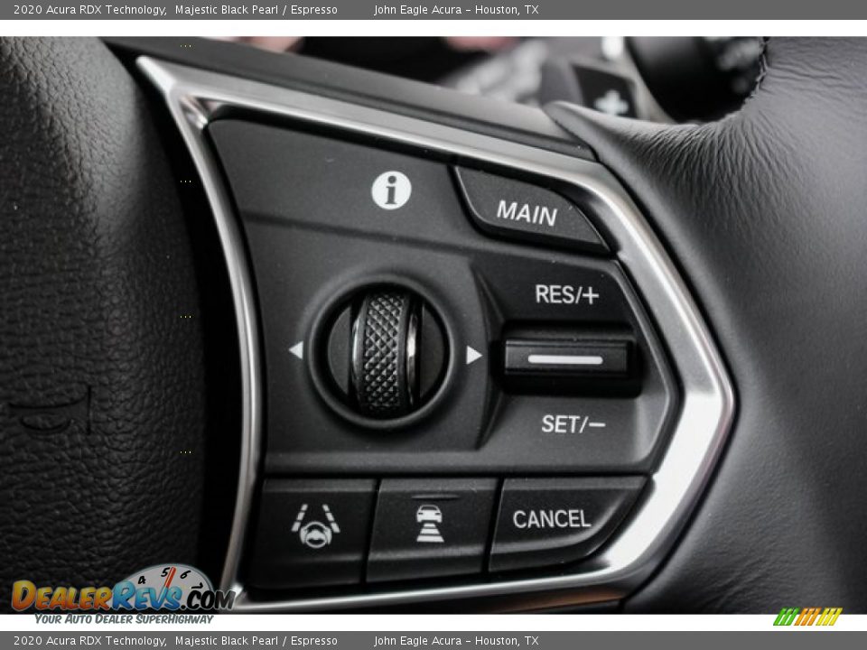 2020 Acura RDX Technology Majestic Black Pearl / Espresso Photo #33