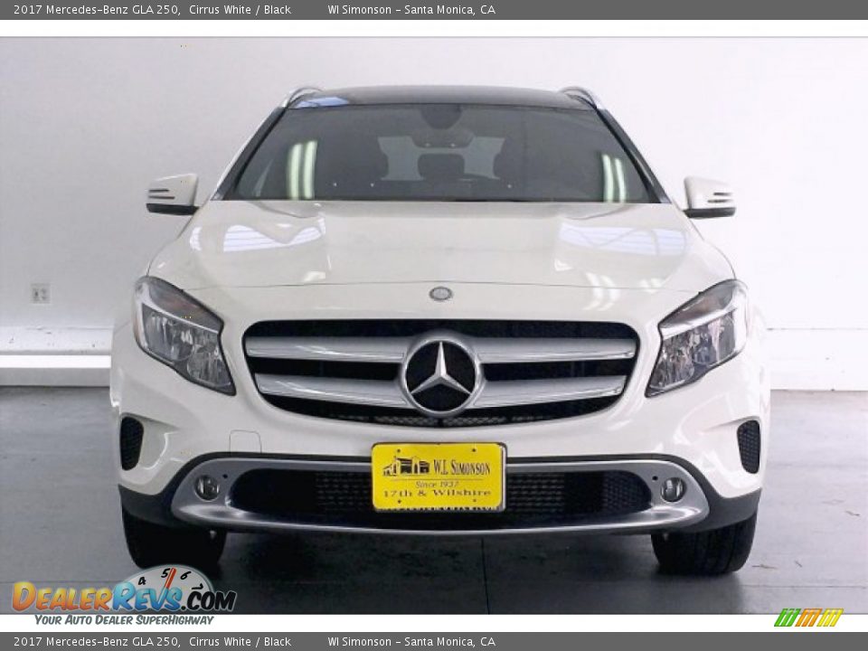 2017 Mercedes-Benz GLA 250 Cirrus White / Black Photo #2