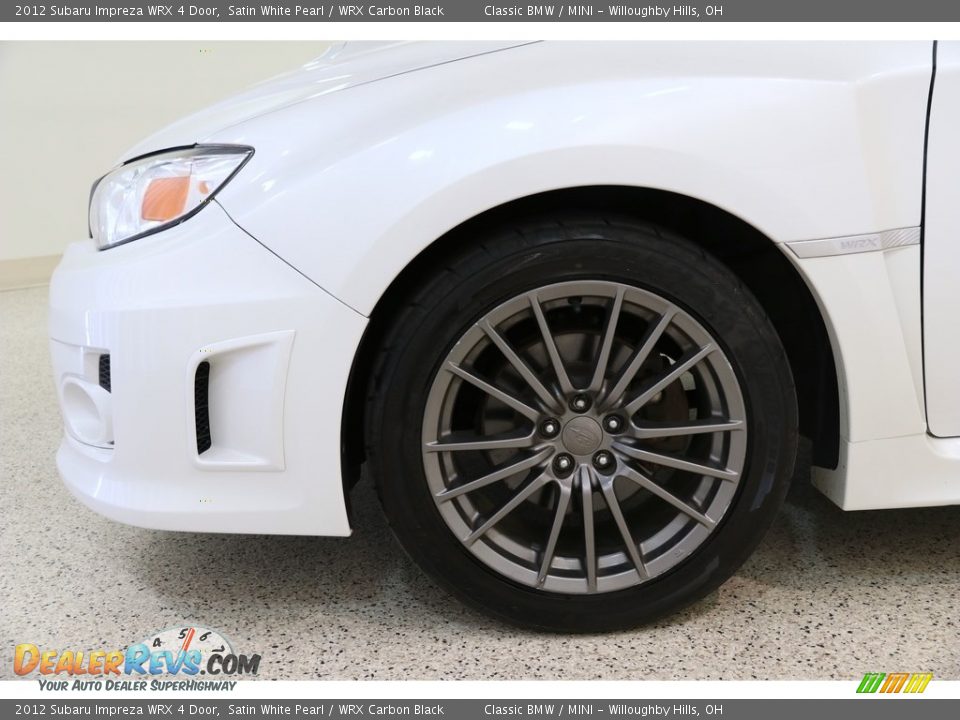 2012 Subaru Impreza WRX 4 Door Satin White Pearl / WRX Carbon Black Photo #20