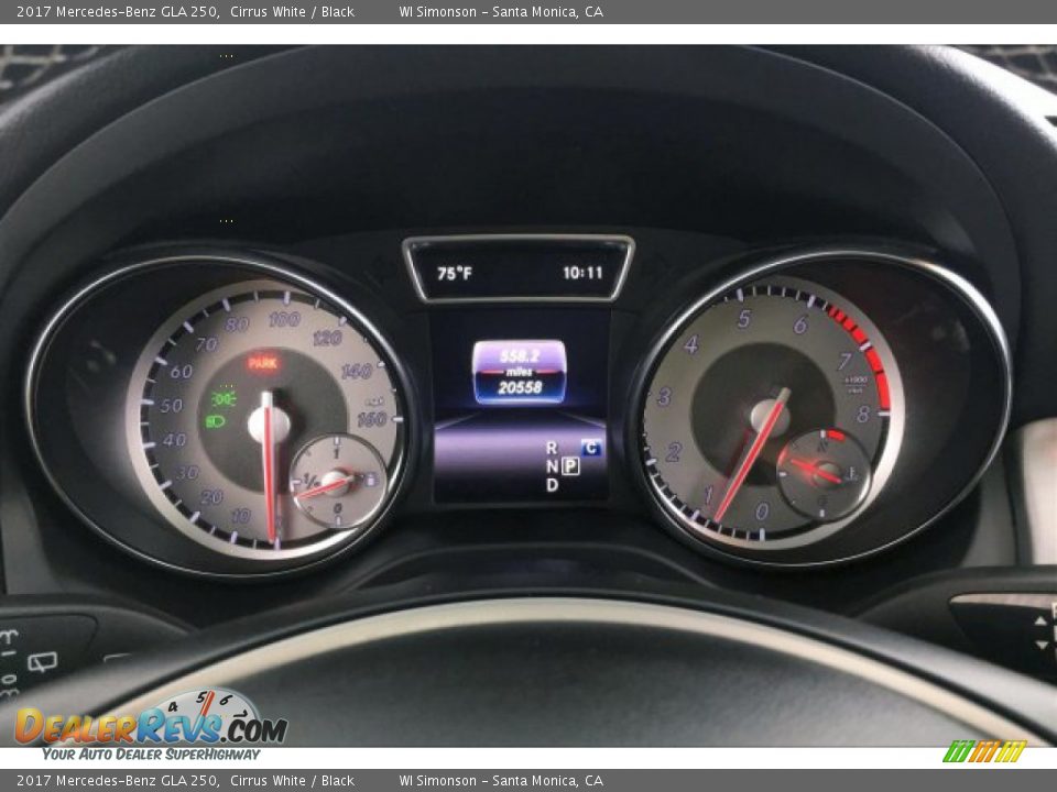 2017 Mercedes-Benz GLA 250 Cirrus White / Black Photo #20