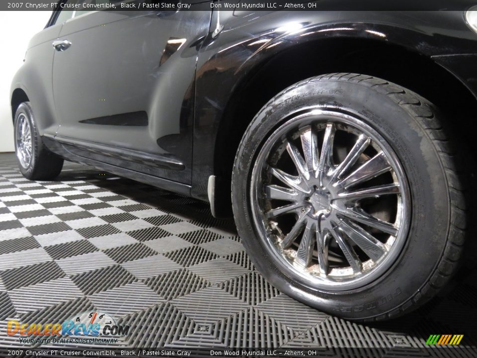 2007 Chrysler PT Cruiser Convertible Black / Pastel Slate Gray Photo #3