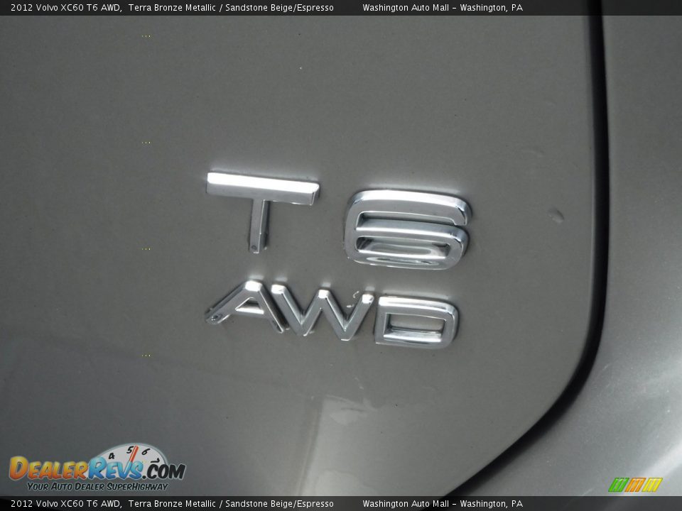 2012 Volvo XC60 T6 AWD Terra Bronze Metallic / Sandstone Beige/Espresso Photo #11