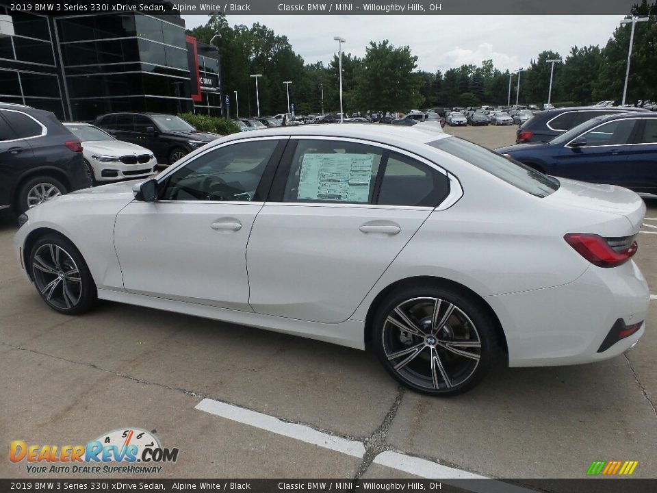 2019 BMW 3 Series 330i xDrive Sedan Alpine White / Black Photo #5