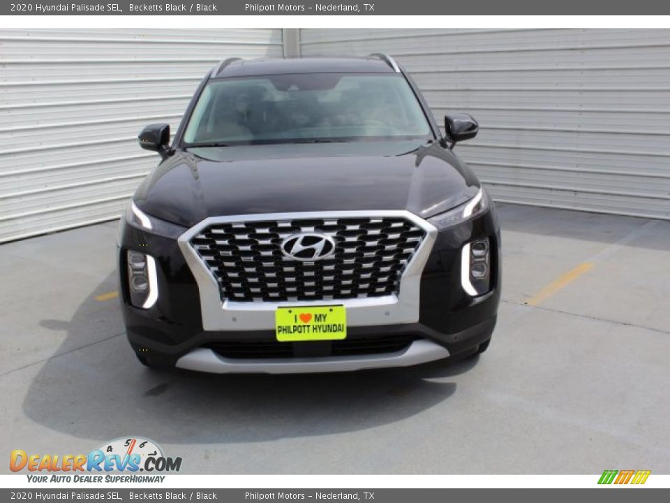 2020 Hyundai Palisade SEL Becketts Black / Black Photo #3