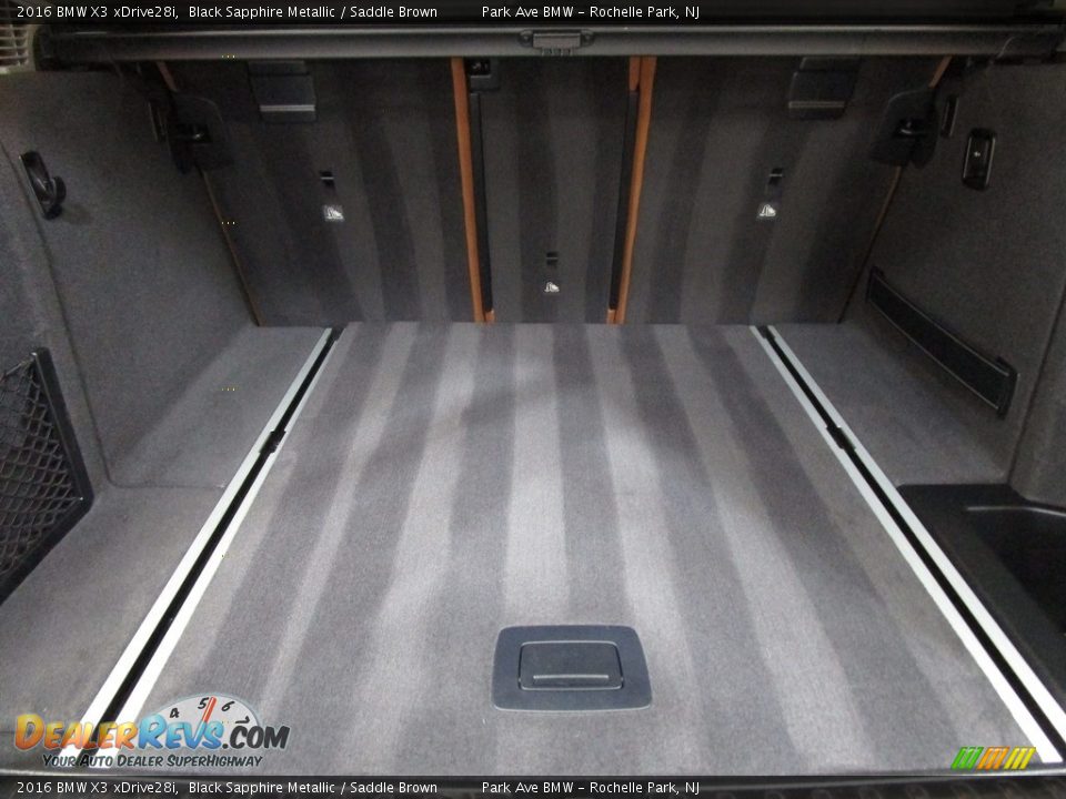 2016 BMW X3 xDrive28i Black Sapphire Metallic / Saddle Brown Photo #21