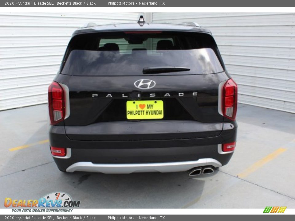 2020 Hyundai Palisade SEL Becketts Black / Black Photo #7