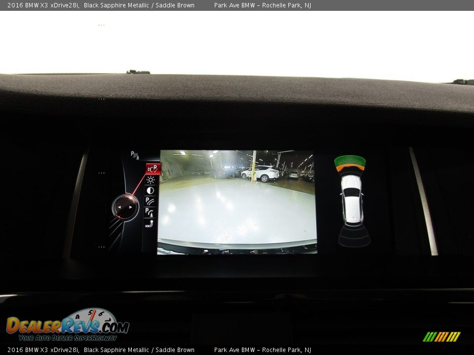 2016 BMW X3 xDrive28i Black Sapphire Metallic / Saddle Brown Photo #26