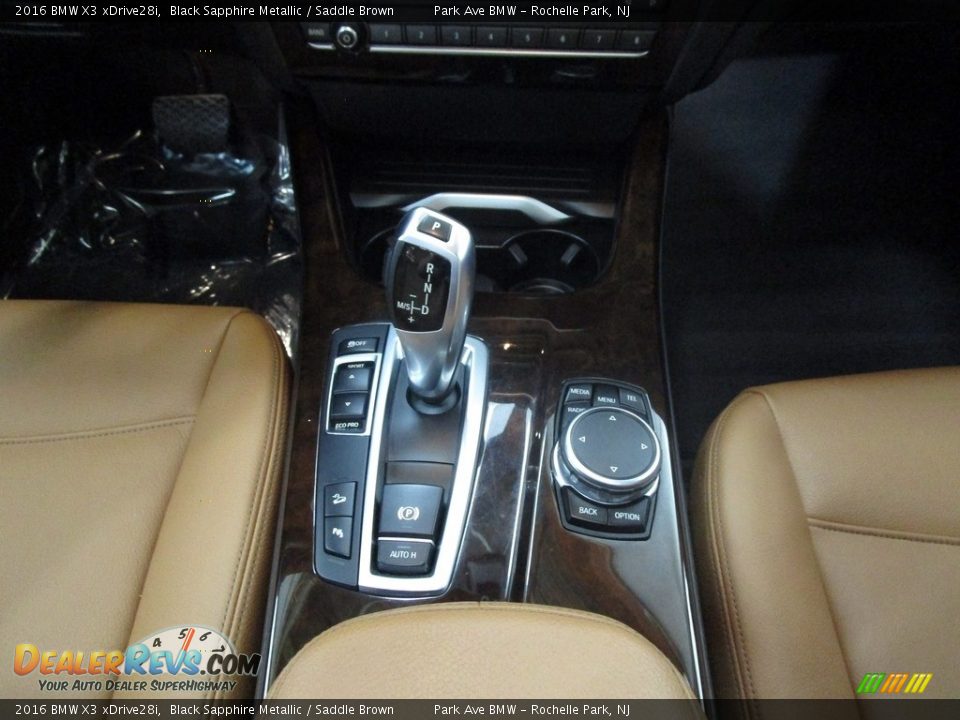 2016 BMW X3 xDrive28i Black Sapphire Metallic / Saddle Brown Photo #28