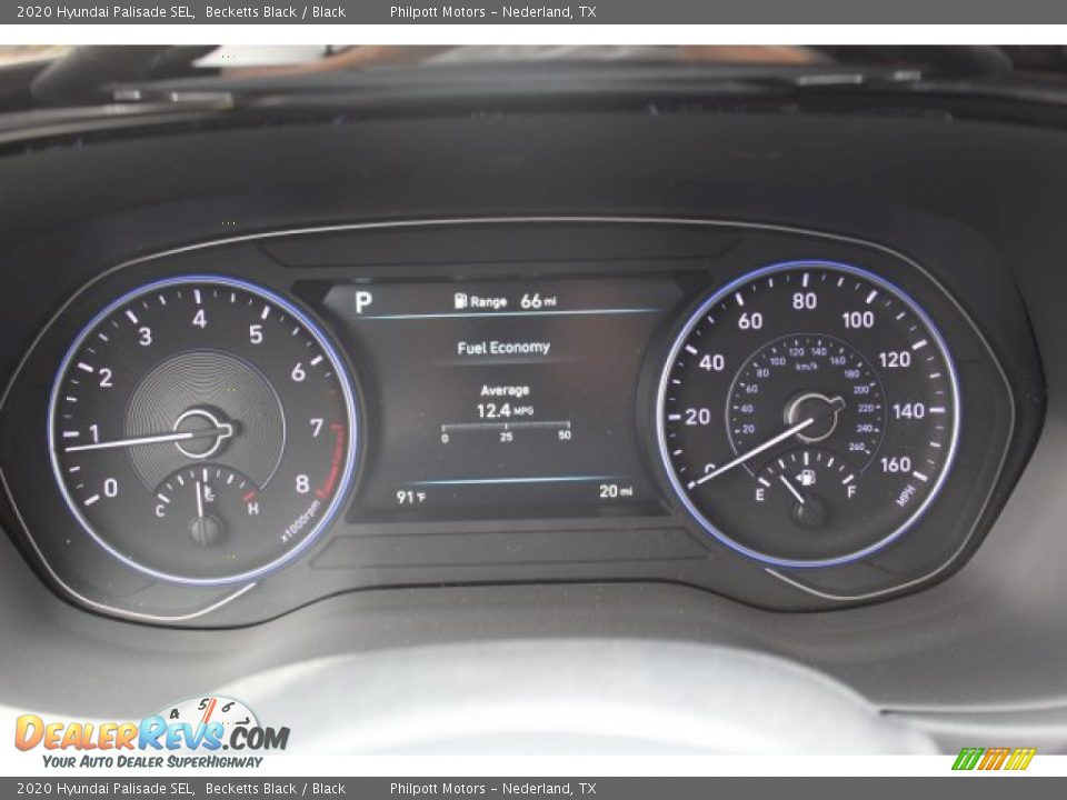 2020 Hyundai Palisade SEL Becketts Black / Black Photo #14