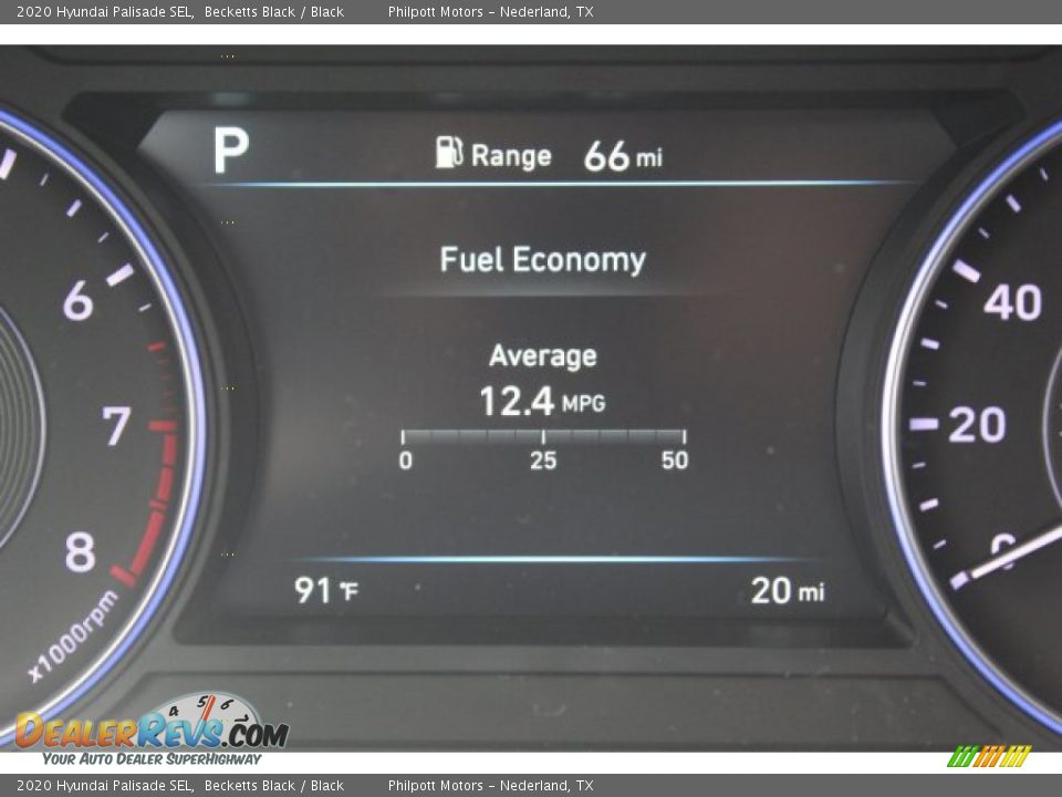 2020 Hyundai Palisade SEL Becketts Black / Black Photo #15