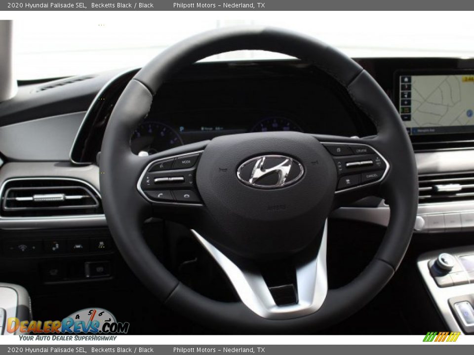 2020 Hyundai Palisade SEL Becketts Black / Black Photo #23