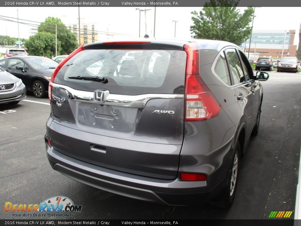 2016 Honda CR-V LX AWD Modern Steel Metallic / Gray Photo #5