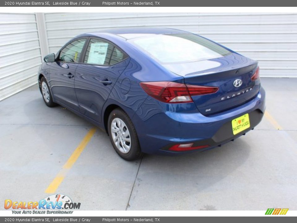 2020 Hyundai Elantra SE Lakeside Blue / Gray Photo #7