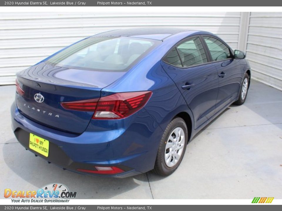 2020 Hyundai Elantra SE Lakeside Blue / Gray Photo #9