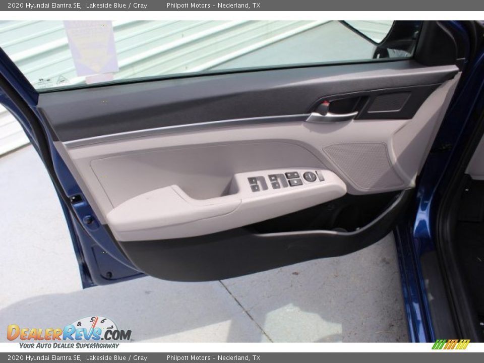 2020 Hyundai Elantra SE Lakeside Blue / Gray Photo #10