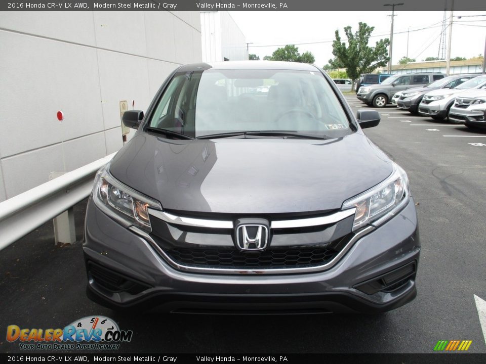 2016 Honda CR-V LX AWD Modern Steel Metallic / Gray Photo #8