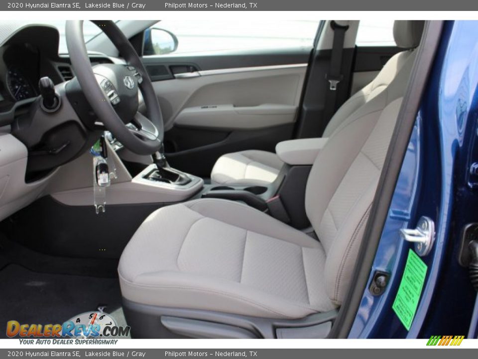 2020 Hyundai Elantra SE Lakeside Blue / Gray Photo #11