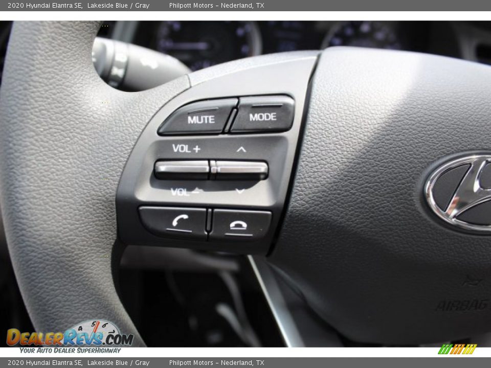 2020 Hyundai Elantra SE Lakeside Blue / Gray Photo #12