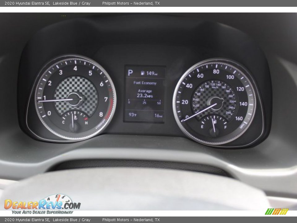 2020 Hyundai Elantra SE Lakeside Blue / Gray Photo #14