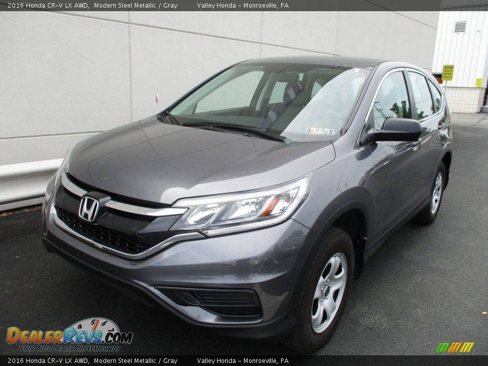 2016 Honda CR-V LX AWD Modern Steel Metallic / Gray Photo #9