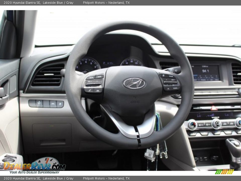 2020 Hyundai Elantra SE Lakeside Blue / Gray Photo #22