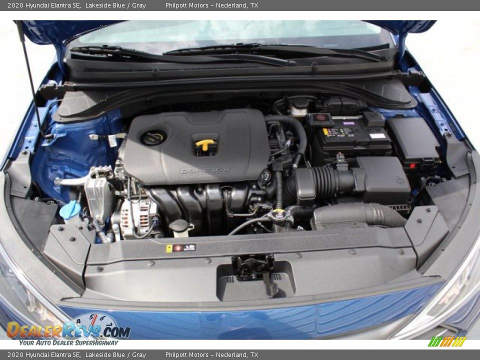 2020 Hyundai Elantra SE Lakeside Blue / Gray Photo #24