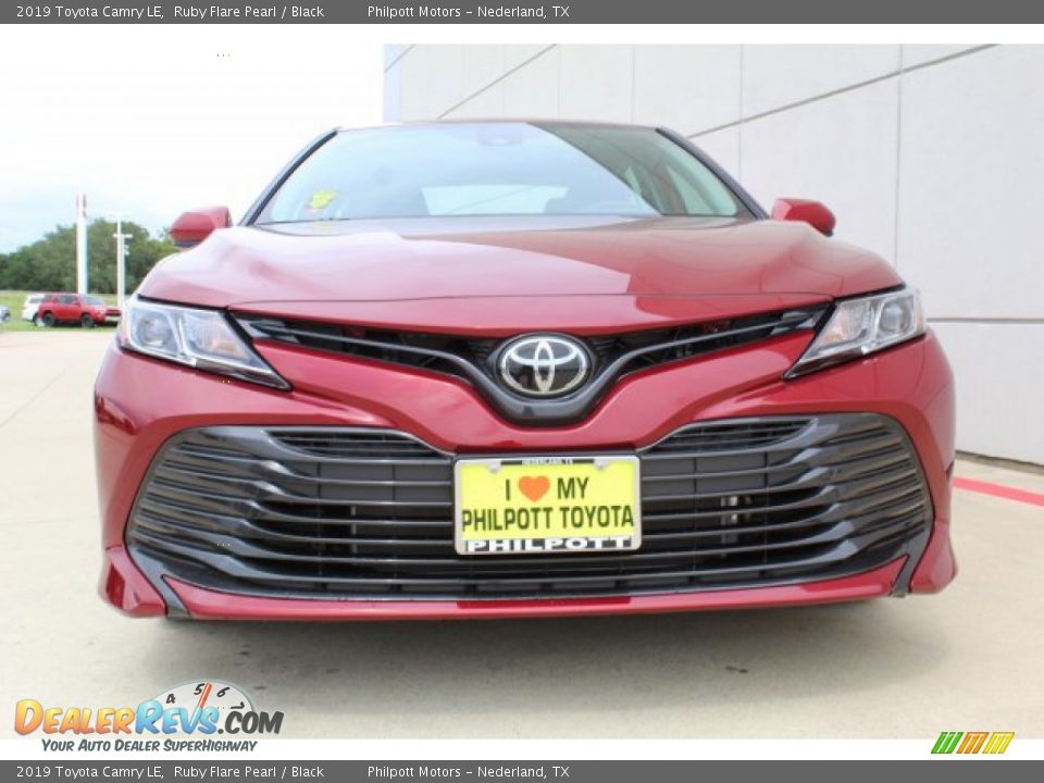 2019 Toyota Camry LE Ruby Flare Pearl / Black Photo #3
