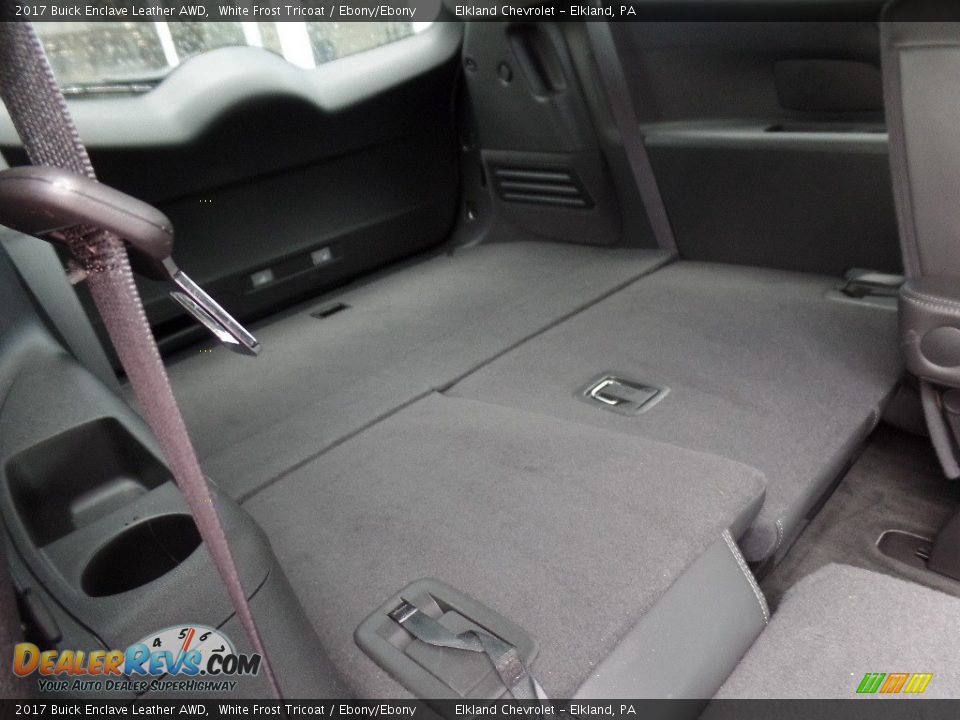 2017 Buick Enclave Leather AWD White Frost Tricoat / Ebony/Ebony Photo #14