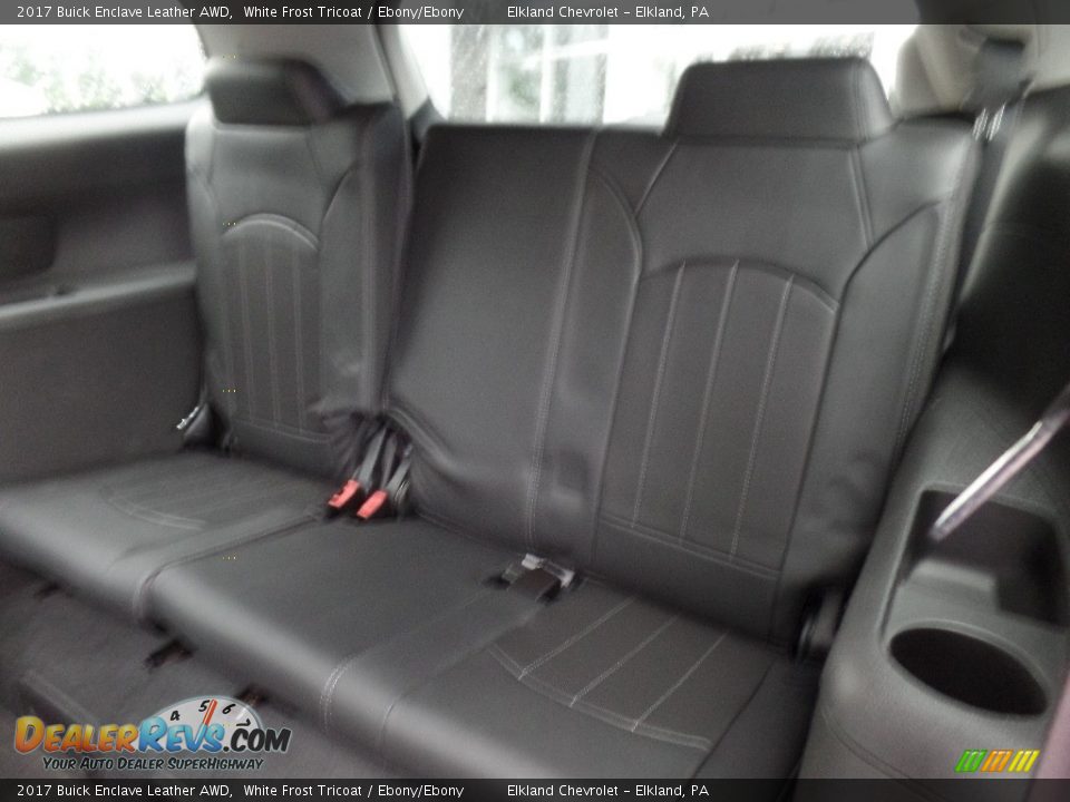 2017 Buick Enclave Leather AWD White Frost Tricoat / Ebony/Ebony Photo #15