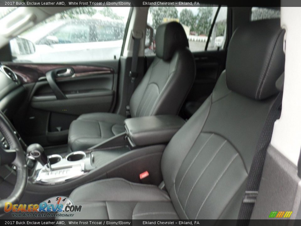2017 Buick Enclave Leather AWD White Frost Tricoat / Ebony/Ebony Photo #18