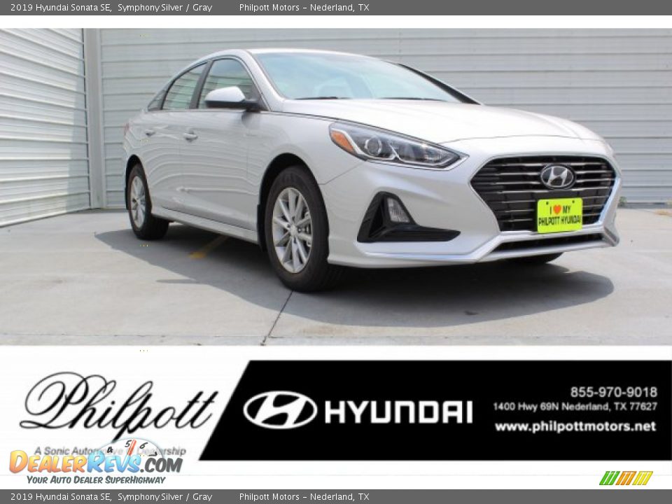 2019 Hyundai Sonata SE Symphony Silver / Gray Photo #1