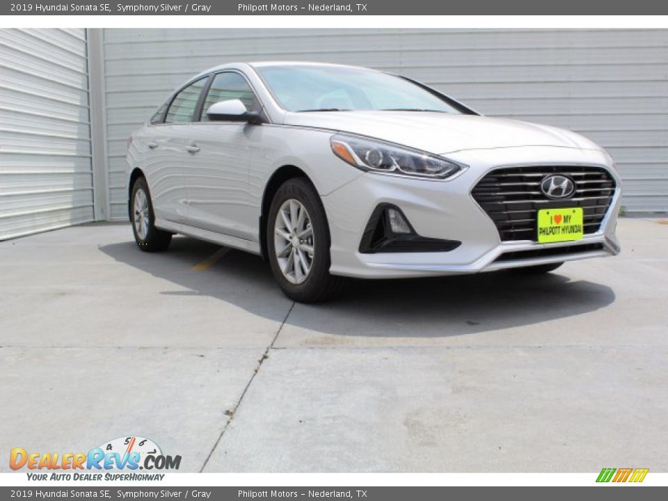 2019 Hyundai Sonata SE Symphony Silver / Gray Photo #2