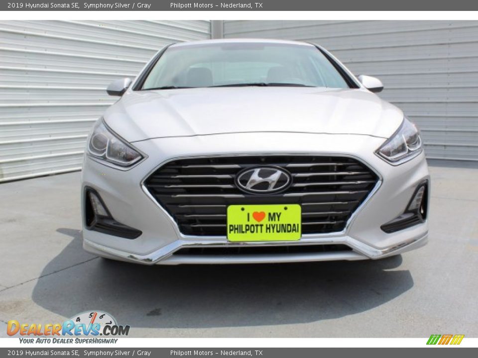 2019 Hyundai Sonata SE Symphony Silver / Gray Photo #3