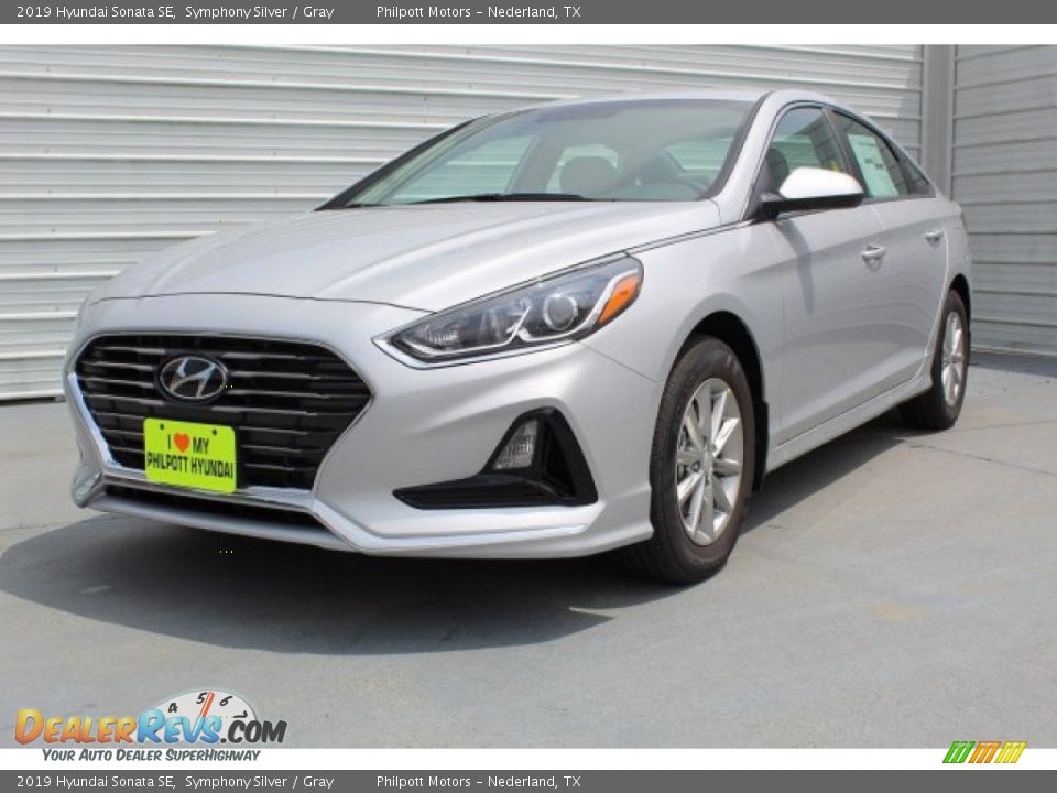 2019 Hyundai Sonata SE Symphony Silver / Gray Photo #4