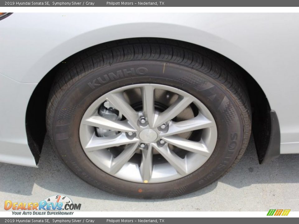 2019 Hyundai Sonata SE Symphony Silver / Gray Photo #5