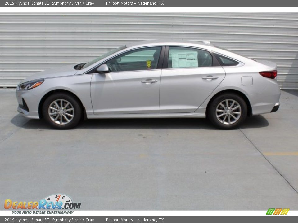 2019 Hyundai Sonata SE Symphony Silver / Gray Photo #6
