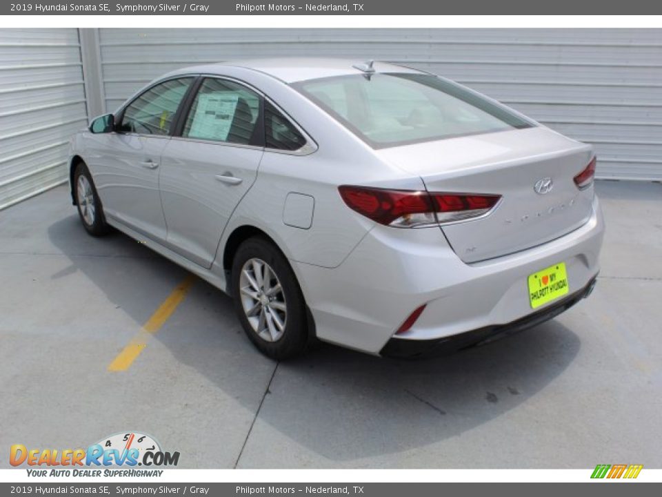 2019 Hyundai Sonata SE Symphony Silver / Gray Photo #7