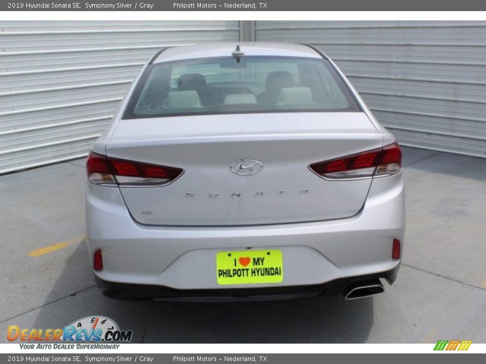 2019 Hyundai Sonata SE Symphony Silver / Gray Photo #8