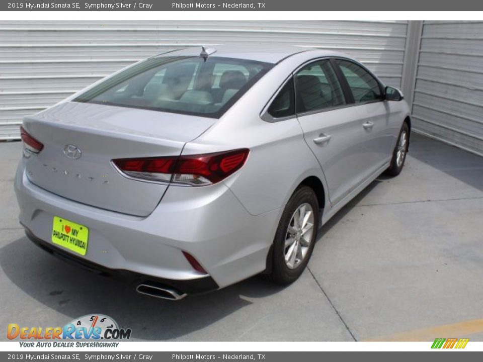 2019 Hyundai Sonata SE Symphony Silver / Gray Photo #9