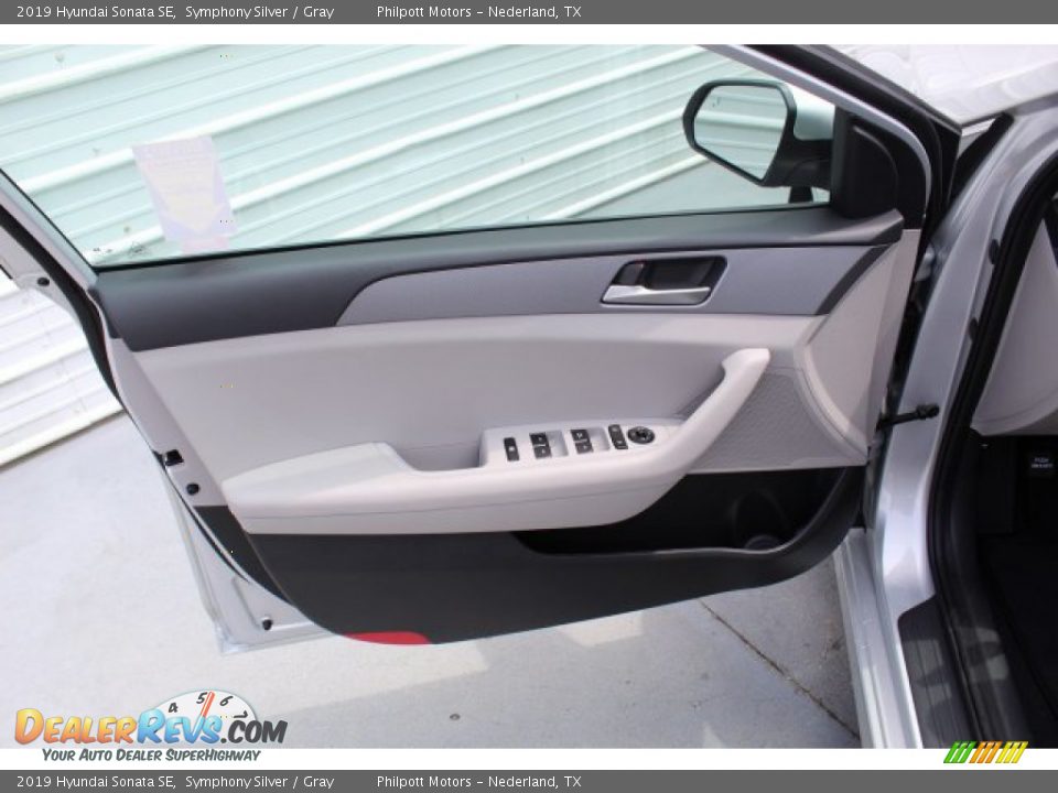 2019 Hyundai Sonata SE Symphony Silver / Gray Photo #10
