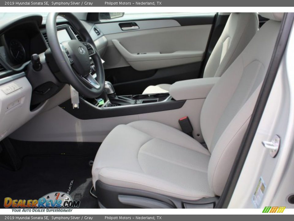 2019 Hyundai Sonata SE Symphony Silver / Gray Photo #11